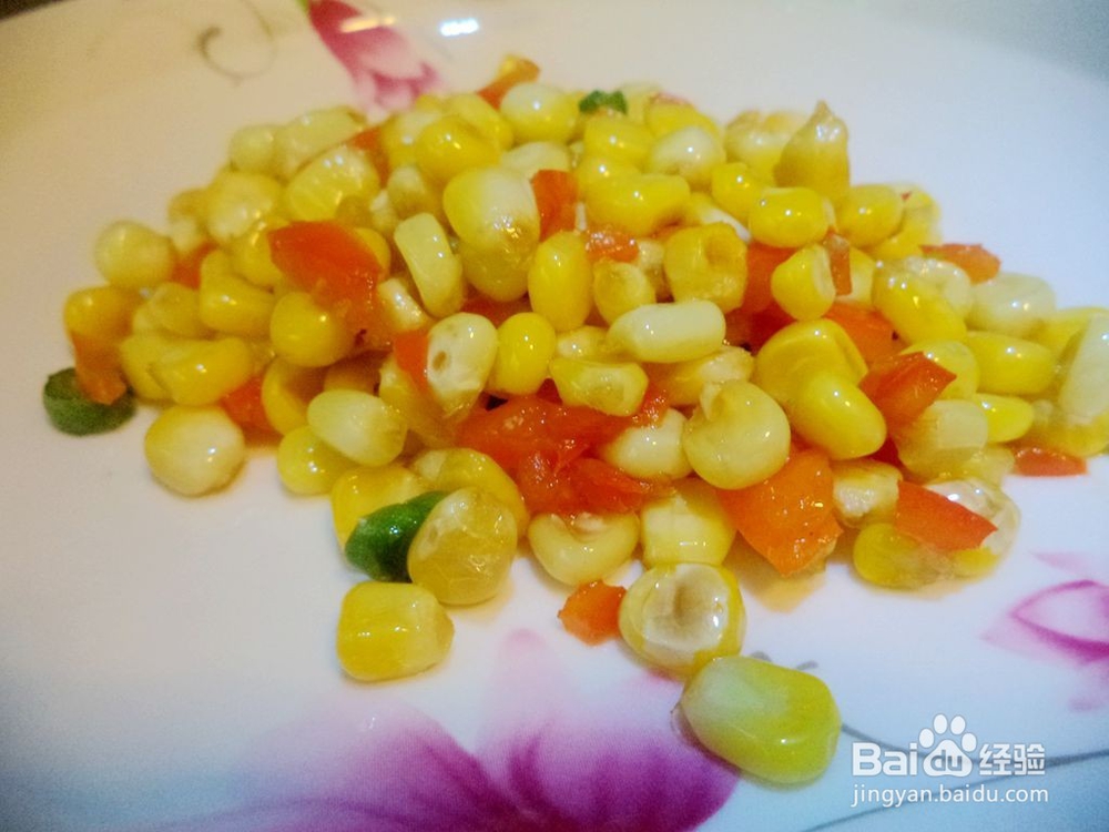 玉米的做法之甜椒炒玉米 家常小炒类