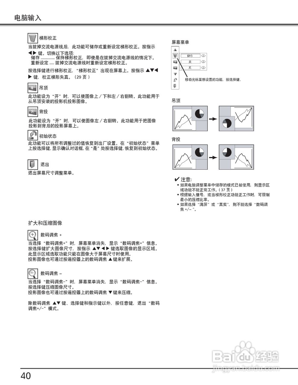 EIKI爱其 LC-X80说明书:[4]