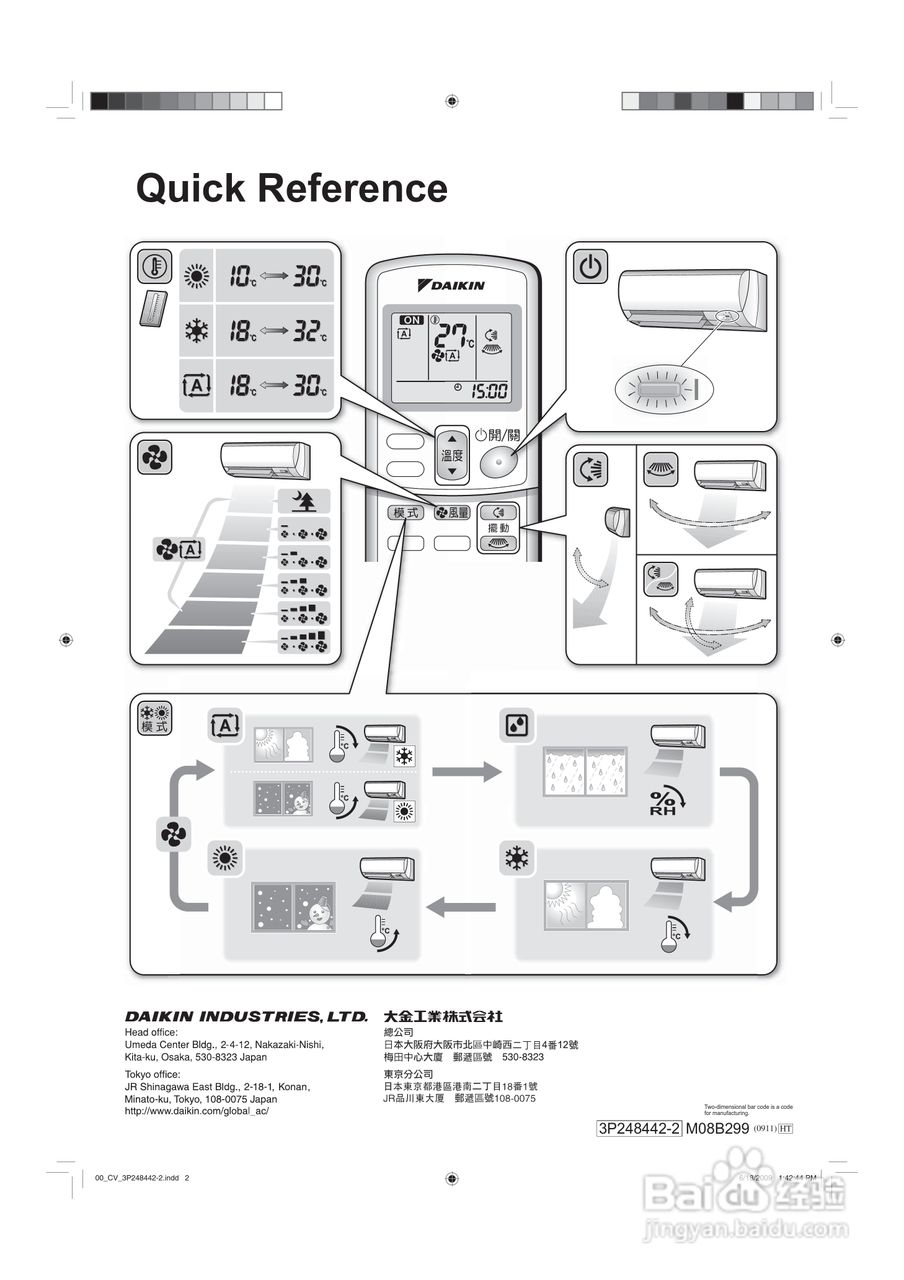 大金FTX(K)S40,CTX(K)S50,60,70JVLT空调说明书:[4]