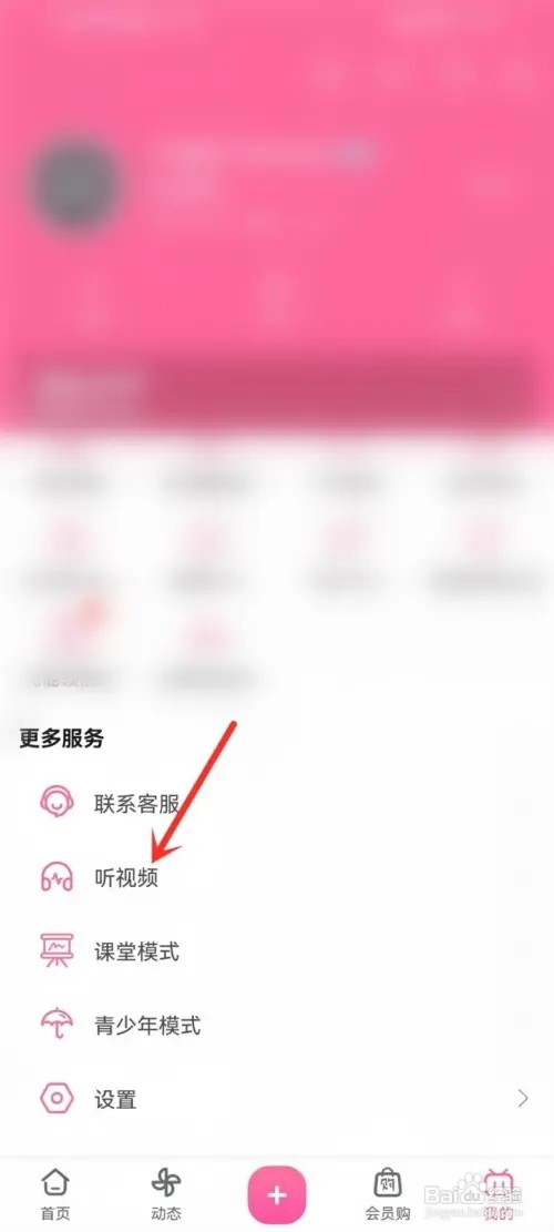 哔哩哔哩听视频在哪