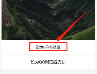 如何将手机QQ浏览器壁纸设为手机壁纸