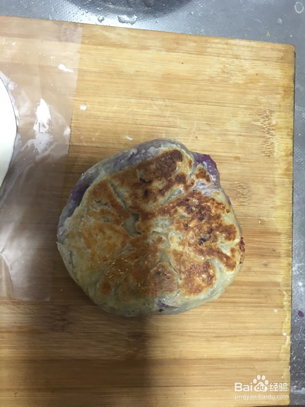 超级简单芝士紫薯拔丝饼