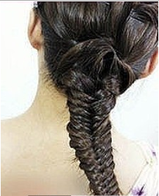 优雅韩式编发盘发图解