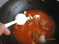 茄汁年糕蟹的做法