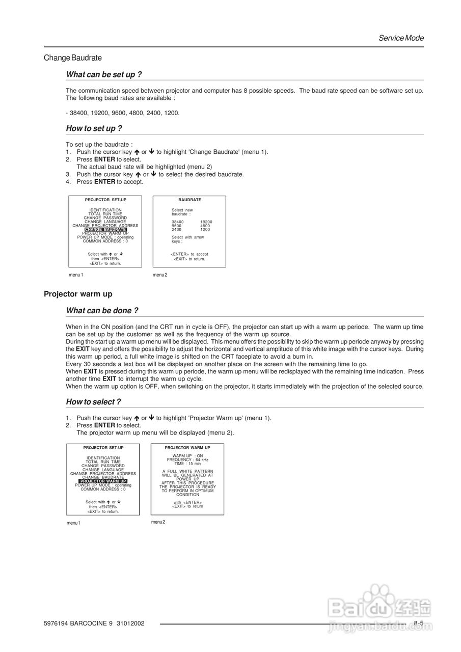 Barco巴可 Cine 9投影机说明书:[8]