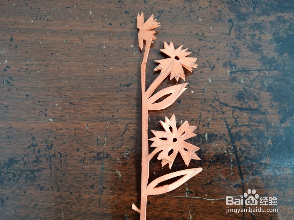 儿童剪纸—石竹花怎么剪