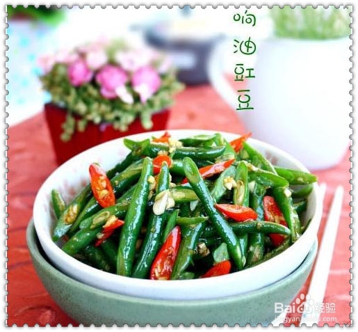 吃货自己做：[20]夏凉菜:响油豇豆