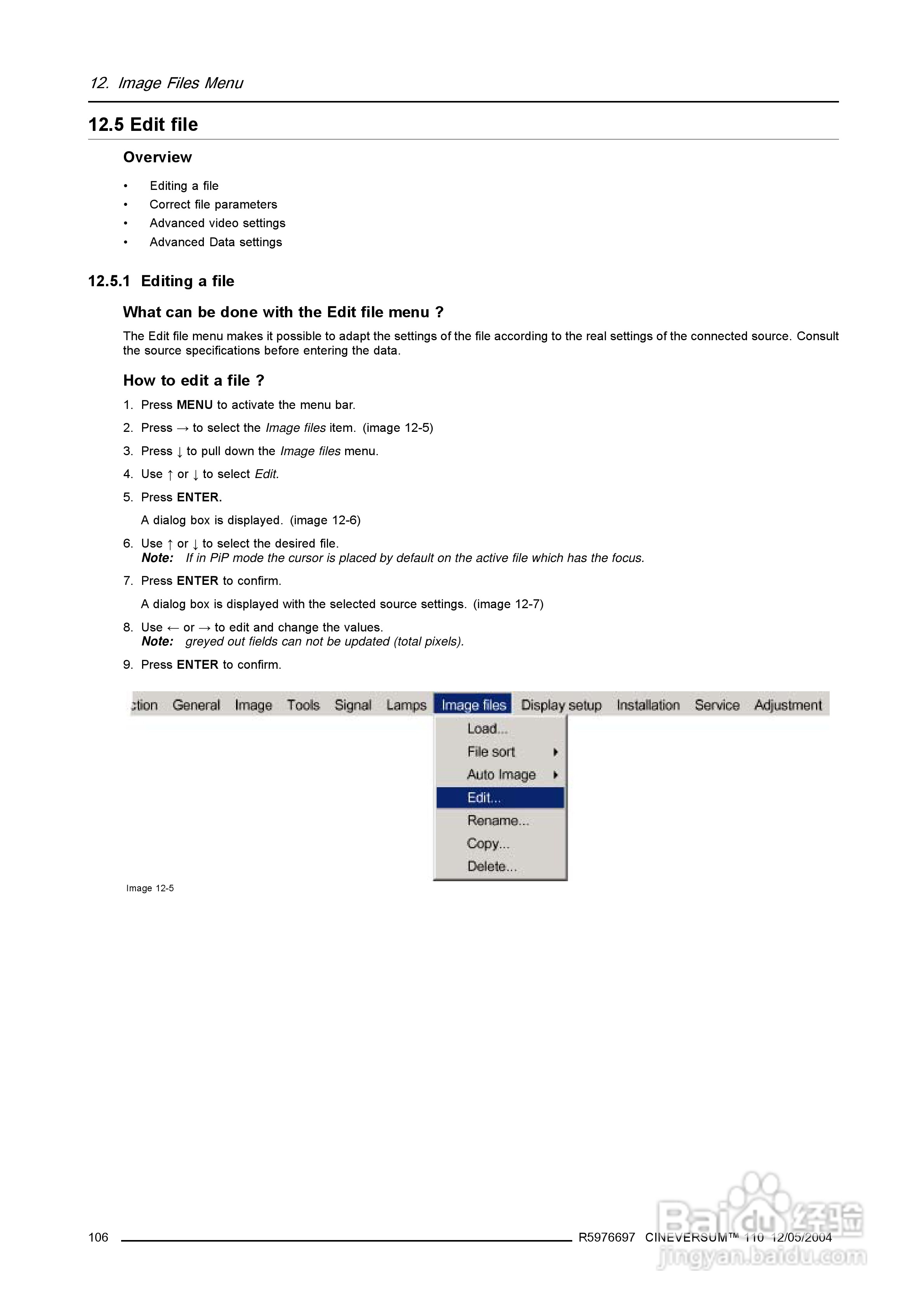 Barco巴可 Cine VERSUM 110投影机说明书:[11]