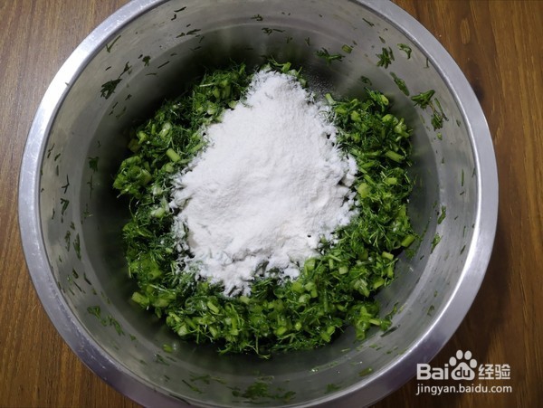 美味茴香鸡蛋饼