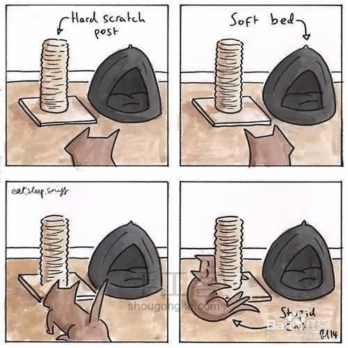 旧T恤改造猫咪小帐篷