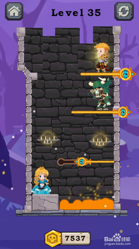 怎样顺利营救Level 35里的公主