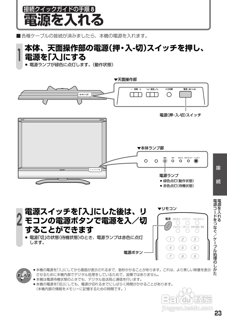 SHARP LC-45AE5液晶电视机使用说明书:[3]