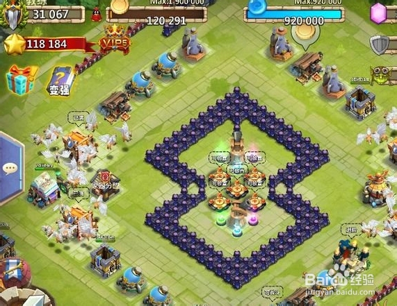 城堡争霸六角菱形阵型布局分享