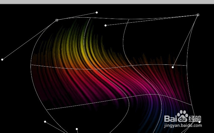 PHOTOSHOP PS打造炫彩斑点拉丝光线特效