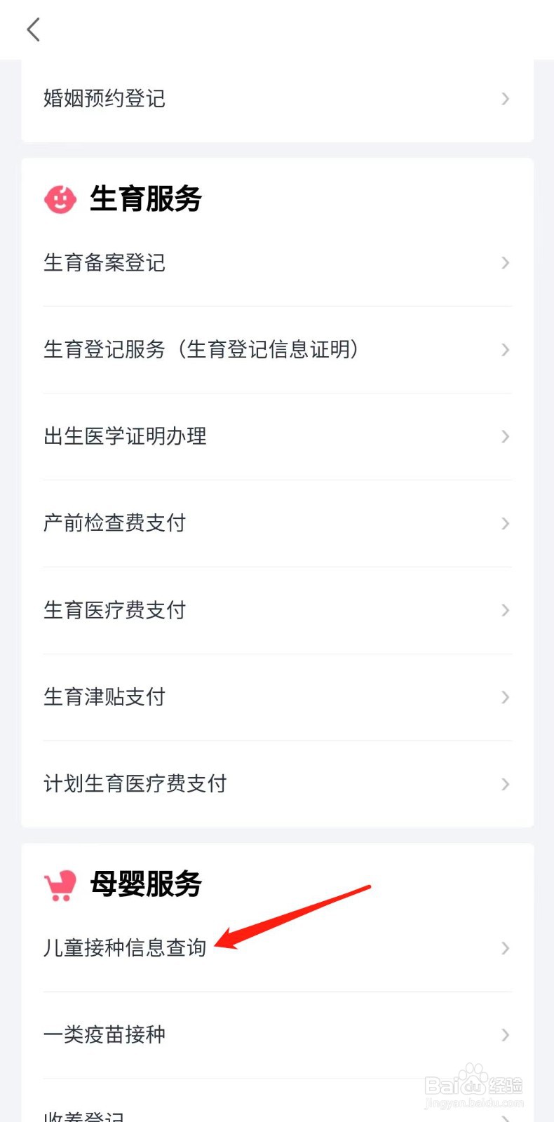 怎样查询儿童接种信息