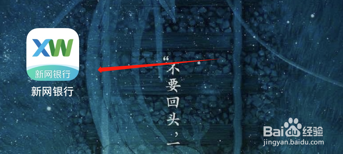 新网银行如何查看账户