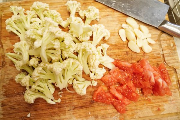 茄汁豆泡花椰菜