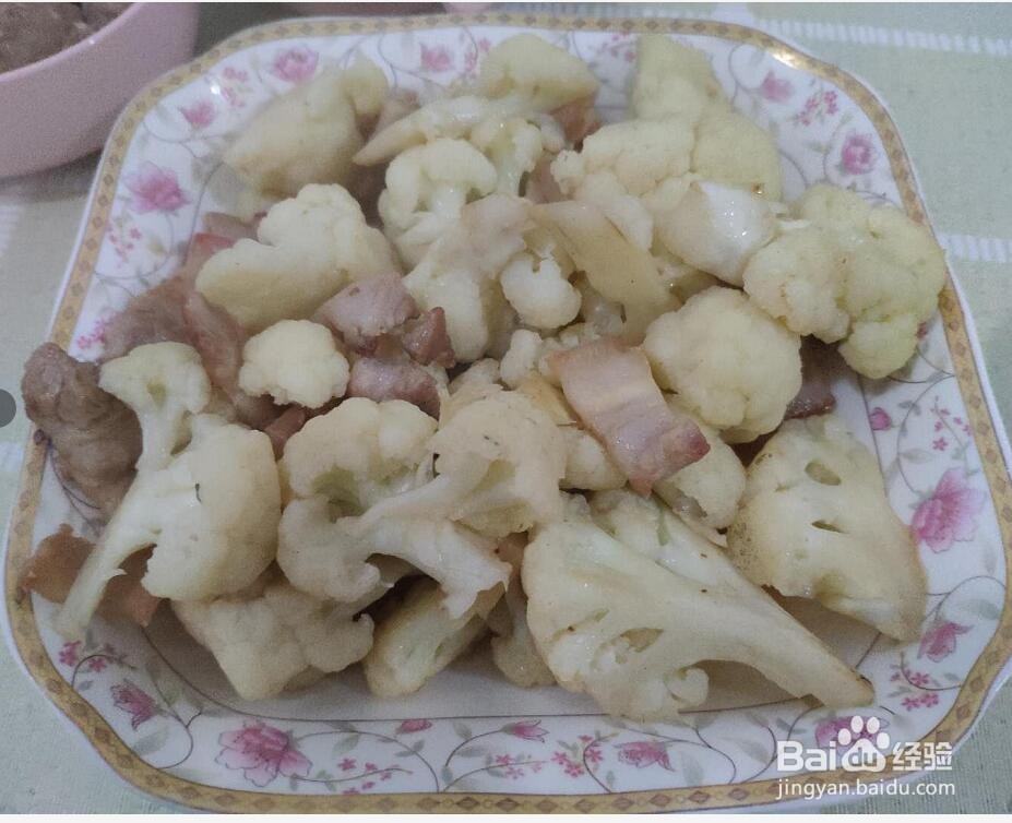 菜花炒猪肉的好吃做法