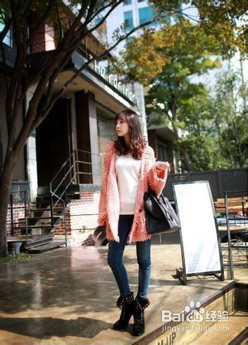 韩流街拍美女穿搭术显瘦显高超给力