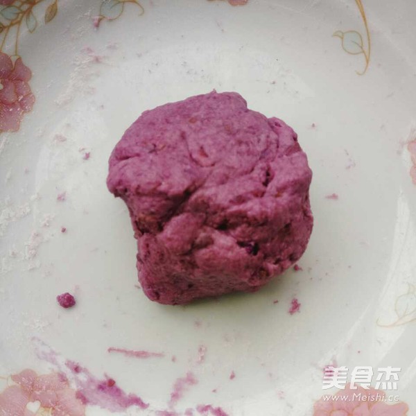 紫薯芝士米球