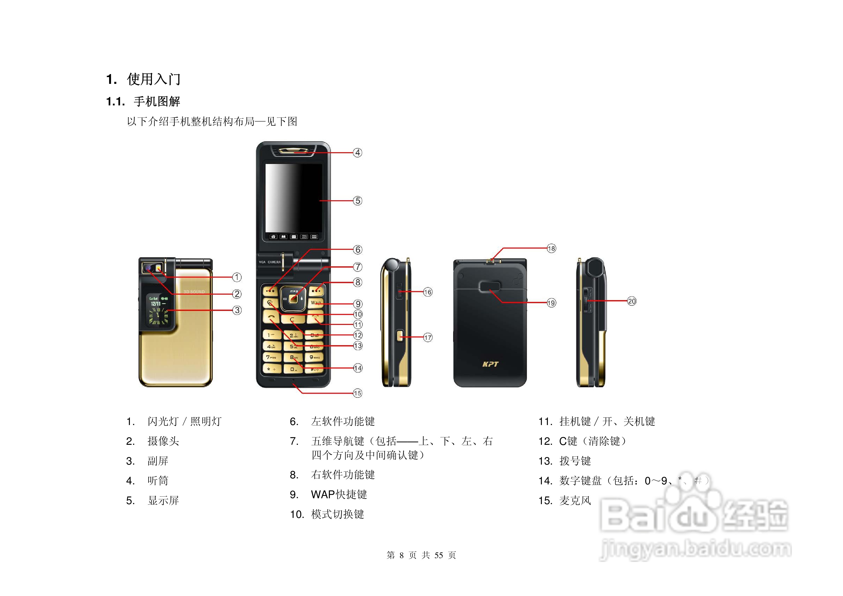 港利通手机KP579型使用说明书:[1]
