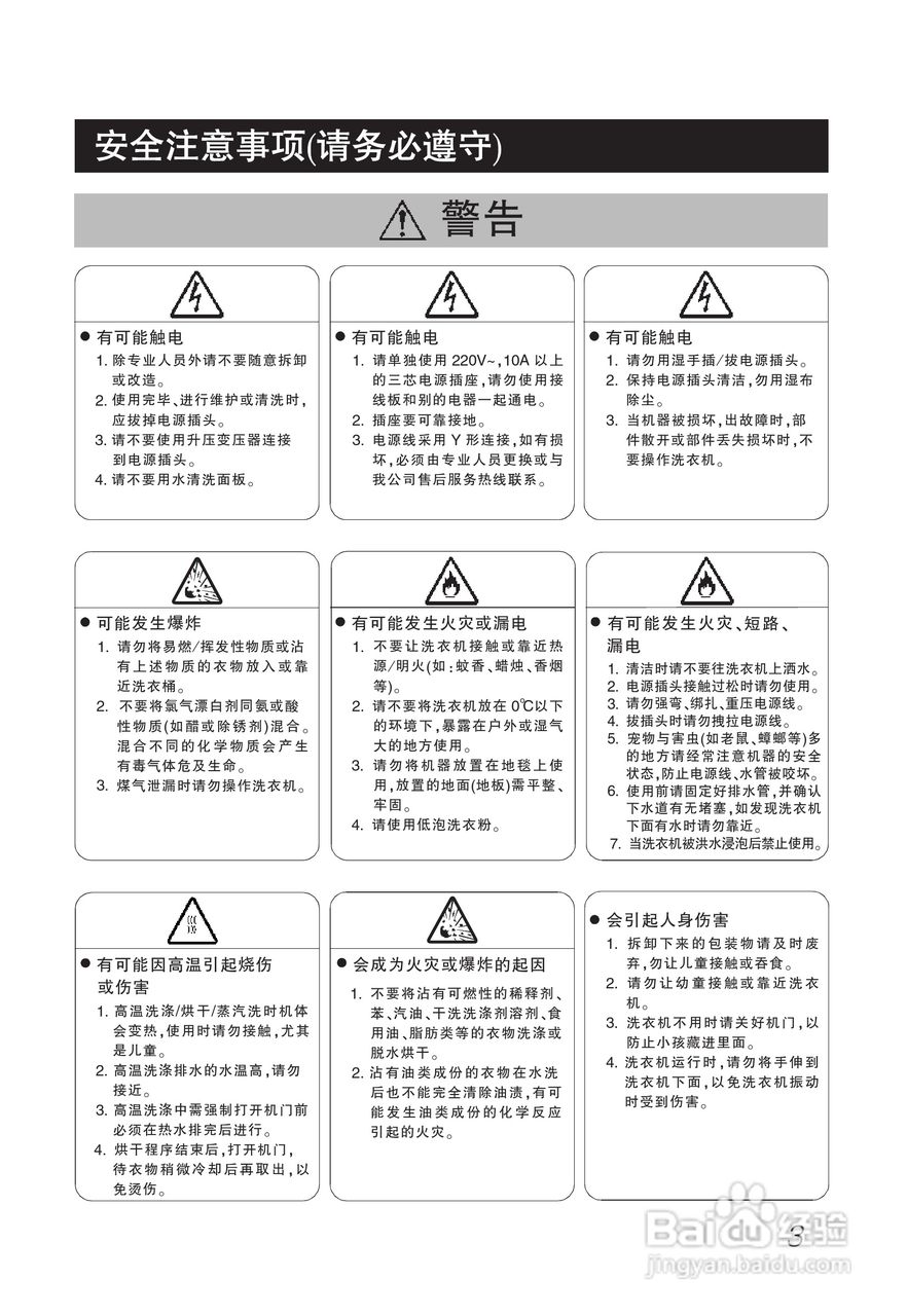 LG WD-A1219ED洗衣机使用说明书:[1]