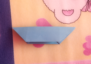 手工折纸之连体船折法