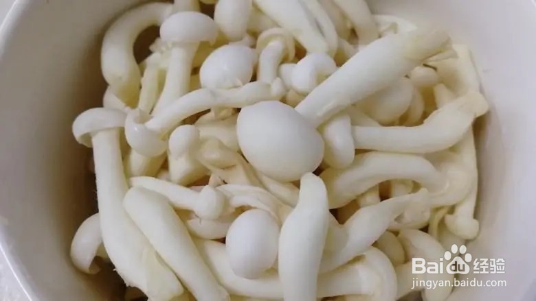 白玉菇炒肉丝
