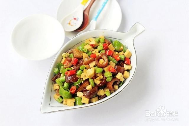 芸豆炒豆腐干制作