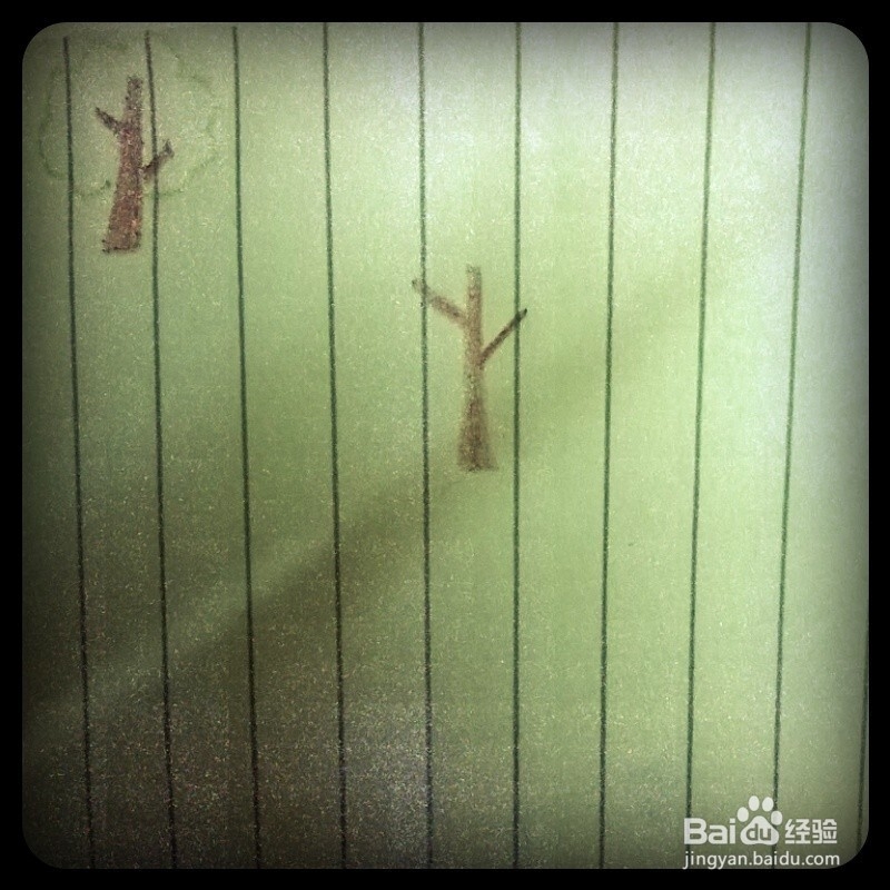 如何画小饰品---树