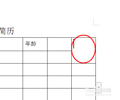 怎样用word2007制作个人简历表？