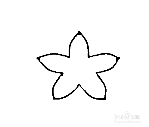 简笔画-如何画海星的简笔画？