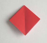 简易折纸玫瑰的制作