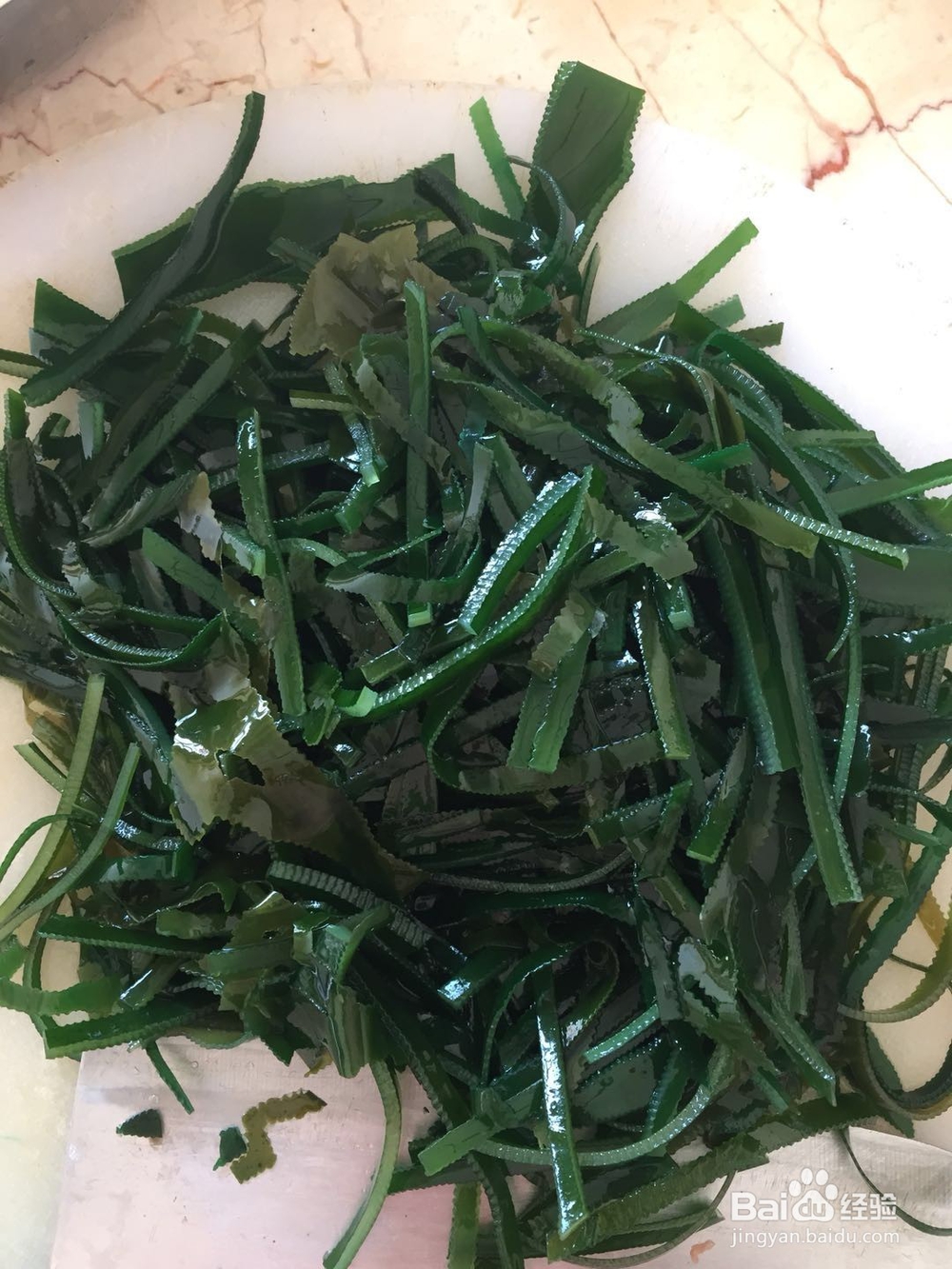 五花肉炒海带丝了