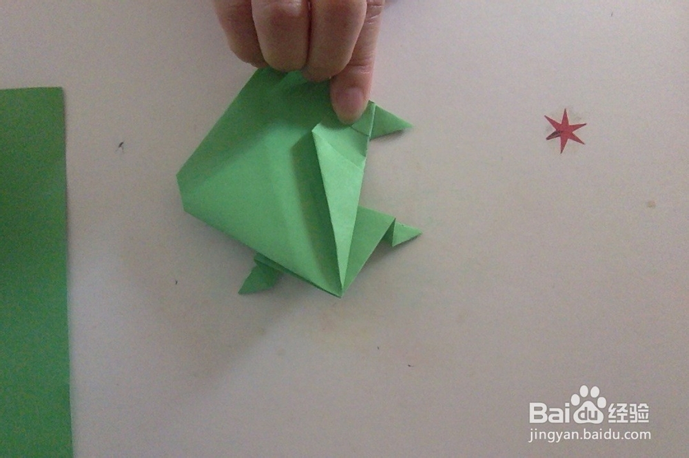 小青蛙折纸教程