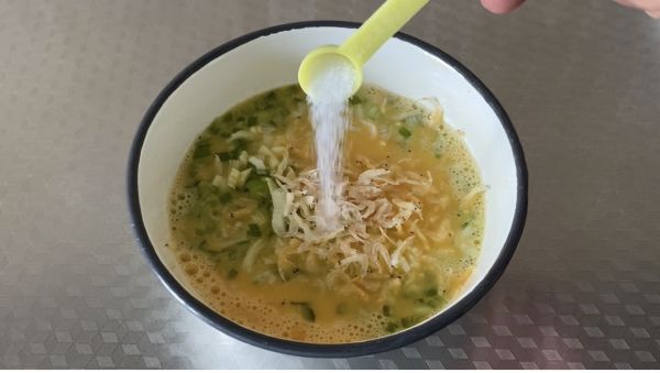 嫩豆腐虾皮蒸蛋