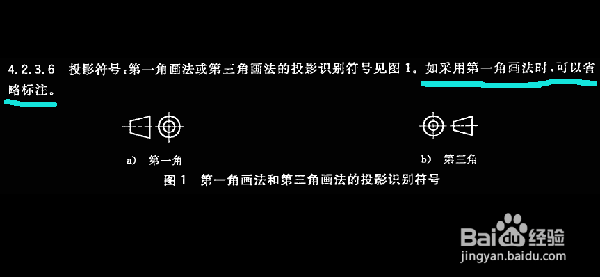 AutoCAD怎么正确识别及使用投影符号