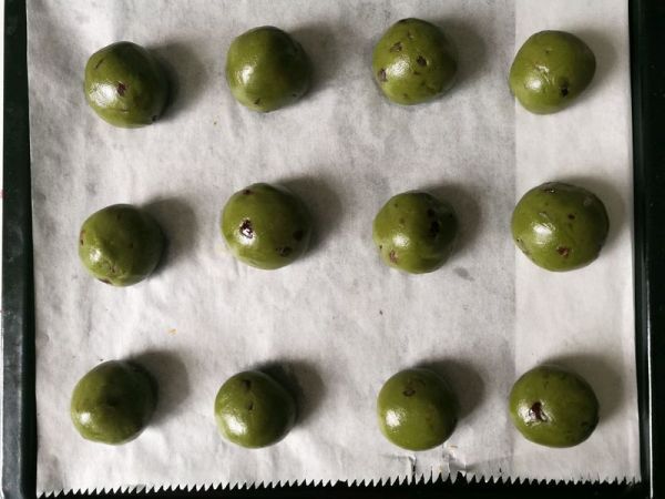 抹茶蔓越莓麻糬