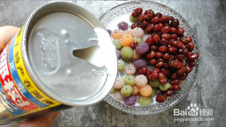 椰奶红豆芋圆的制作方法