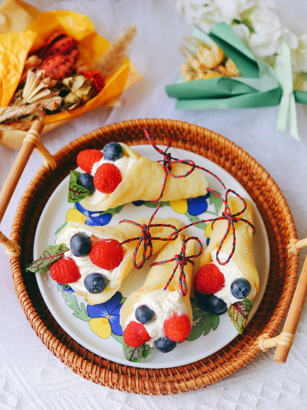 冰淇淋甜筒花束饼干美哭了