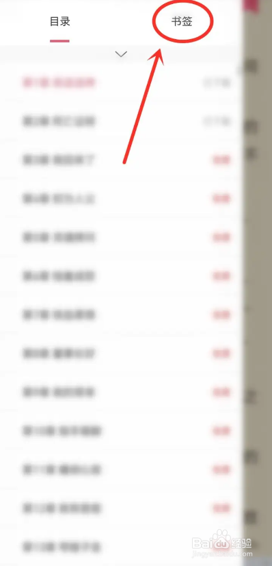如何使用山楂免费小说APP查看标记的书签