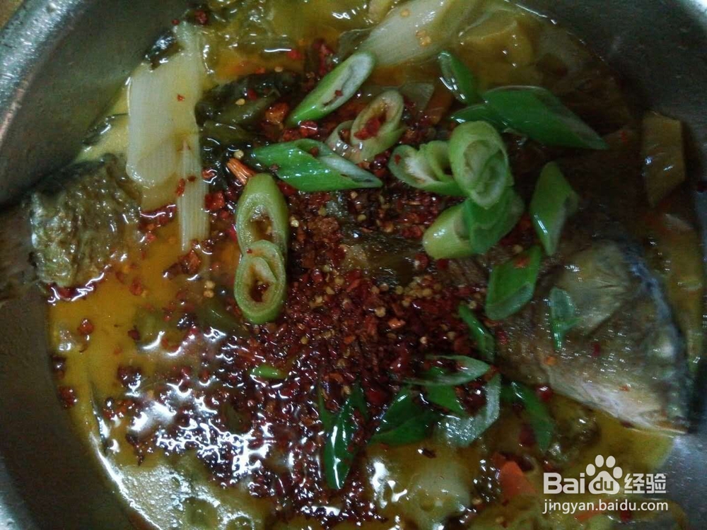 川菜酸菜鱼的做法