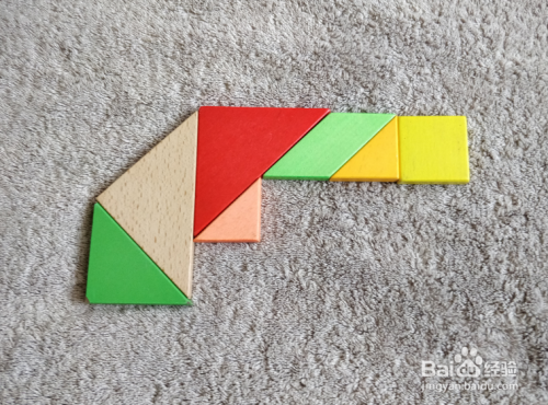 影视剧里面的手枪用七巧板怎么拼?