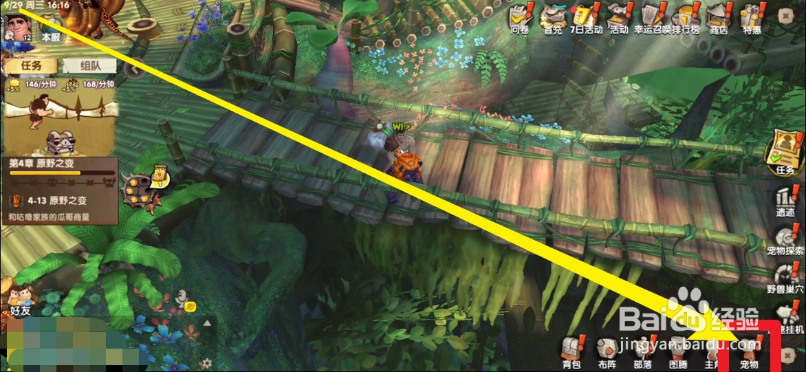 疯狂原始人2怎么提升宠物等级