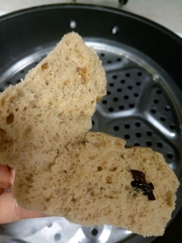 香甜红枣核桃红糖馒头