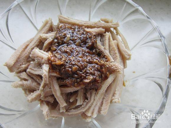 红油牛肚制作方法