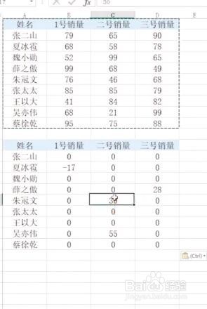 Excel如何快速找不同？