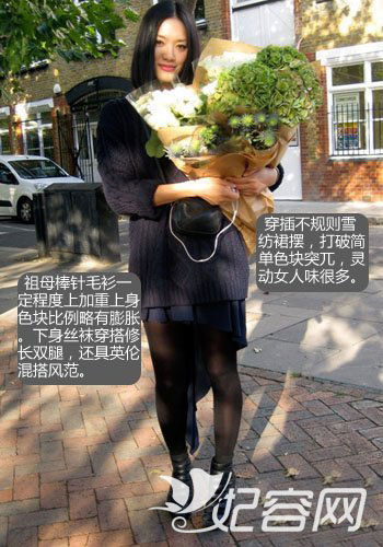 开身毛衫怎么穿更时尚