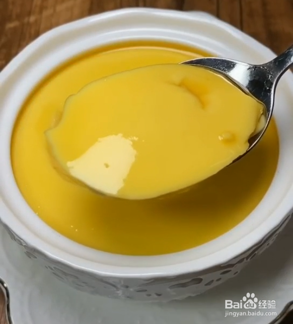 纯牛奶蒸鸡蛋的做法