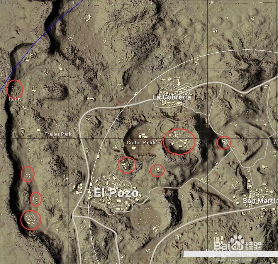 绝地求生吃鸡新图单双排跳哪儿好?